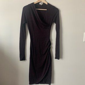 Burgundy Aritzia Wilfred Free Dress, Size XS